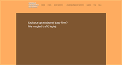 Desktop Screenshot of bazyb2b.pl